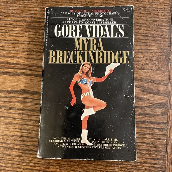 Myra Breckinridge by Gore Vidal (1968 Bantam Paperback) Raquel Welch Cover Good - Picture 1 of 10